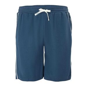 Fabric Mens Cotton Blend Shorts / Dark Blue